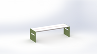 isometric view bench 150x45