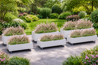 planter with garden
