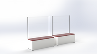 2 sizes of dividers with bench