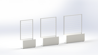 isometric viw of the 3 set