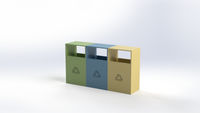bins isometric view